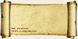 Danijela Stojnić vizit kartica